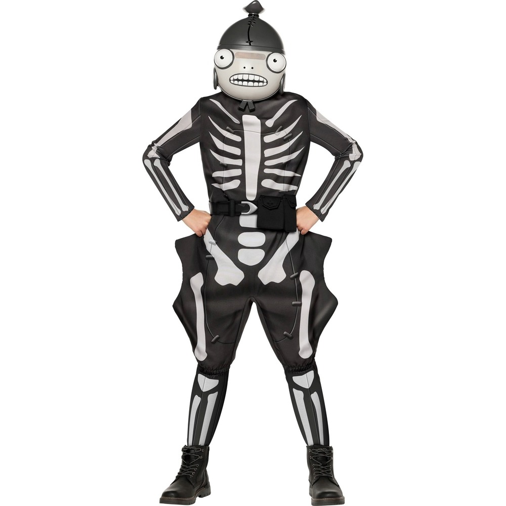 Fortnite Fishskull Youth Costume Boys L 10-12 InSpirit Designs New